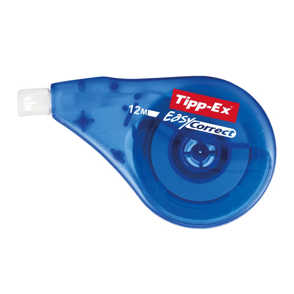 TIPP-EX Easy Correct Correttore a Nastro 4,2 mm o 5 mm x 12 m - Dispensatore Laterale Ergonomico