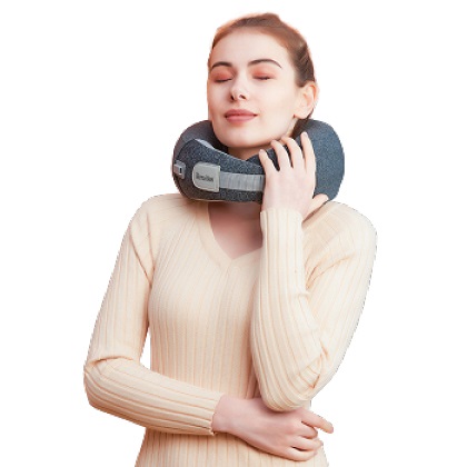 Terraillon Neck Massager - Massaggiatore Shiatsu per Collo e Cervicale, 27x25x12 cm, 3 Velocità, 2 Direzioni di Rotazione, Opzione Riscaldante