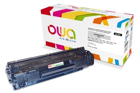 Armor K15354 Toner Nero Compatibile per HP LaserJet P1002, P1100, M1130, 1210 e Canon CRG 725 - 1600 Pagine