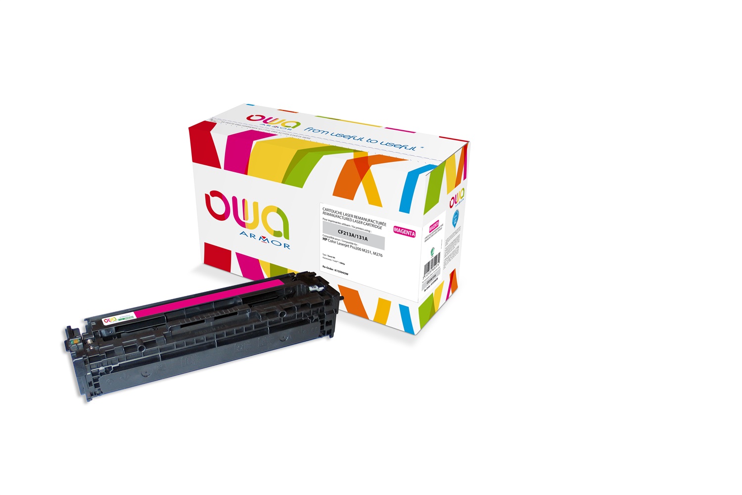 Armor Toner Magenta Compatibile per HP Clj Pro200 M251, M276 - 1800 pagine - 1 pz