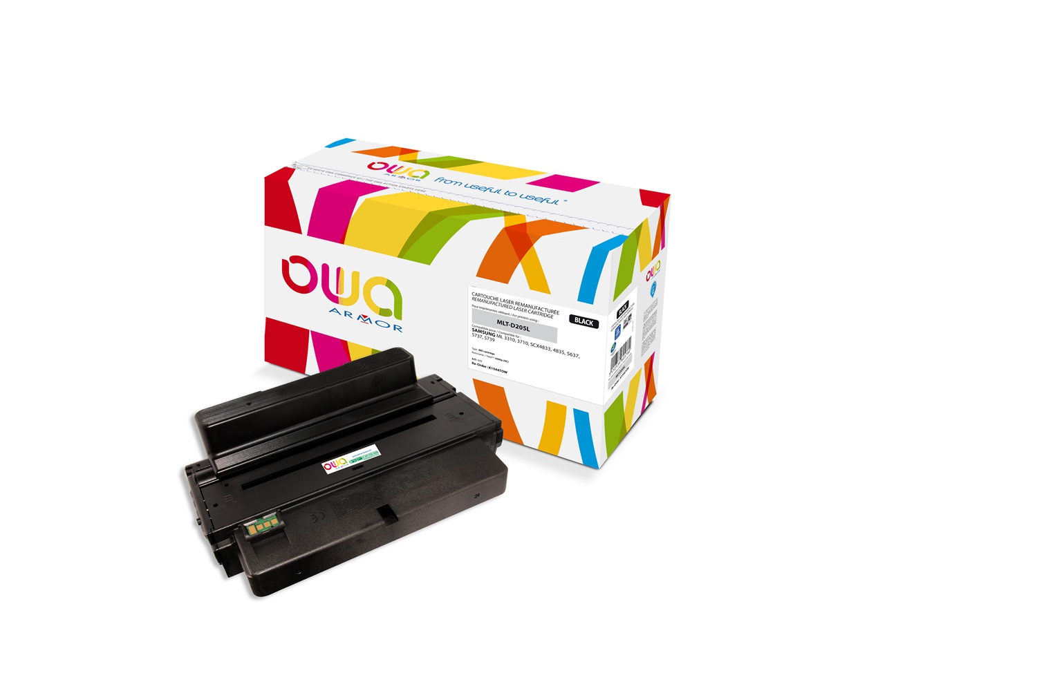 Armor Toner Nero Compatibile per Samsung ML3310, ML3710, SCX4833, SCX5637, SCX5739 - Durata 5.000 Pagine