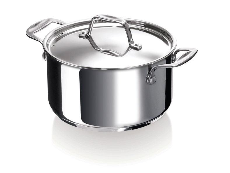 BEKA Chef Casserole with lid 1,7 L Acciaio inox