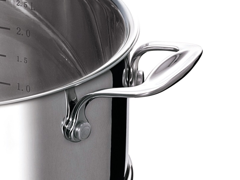 BEKA Chef Casserole with lid 5 L Acciaio inox