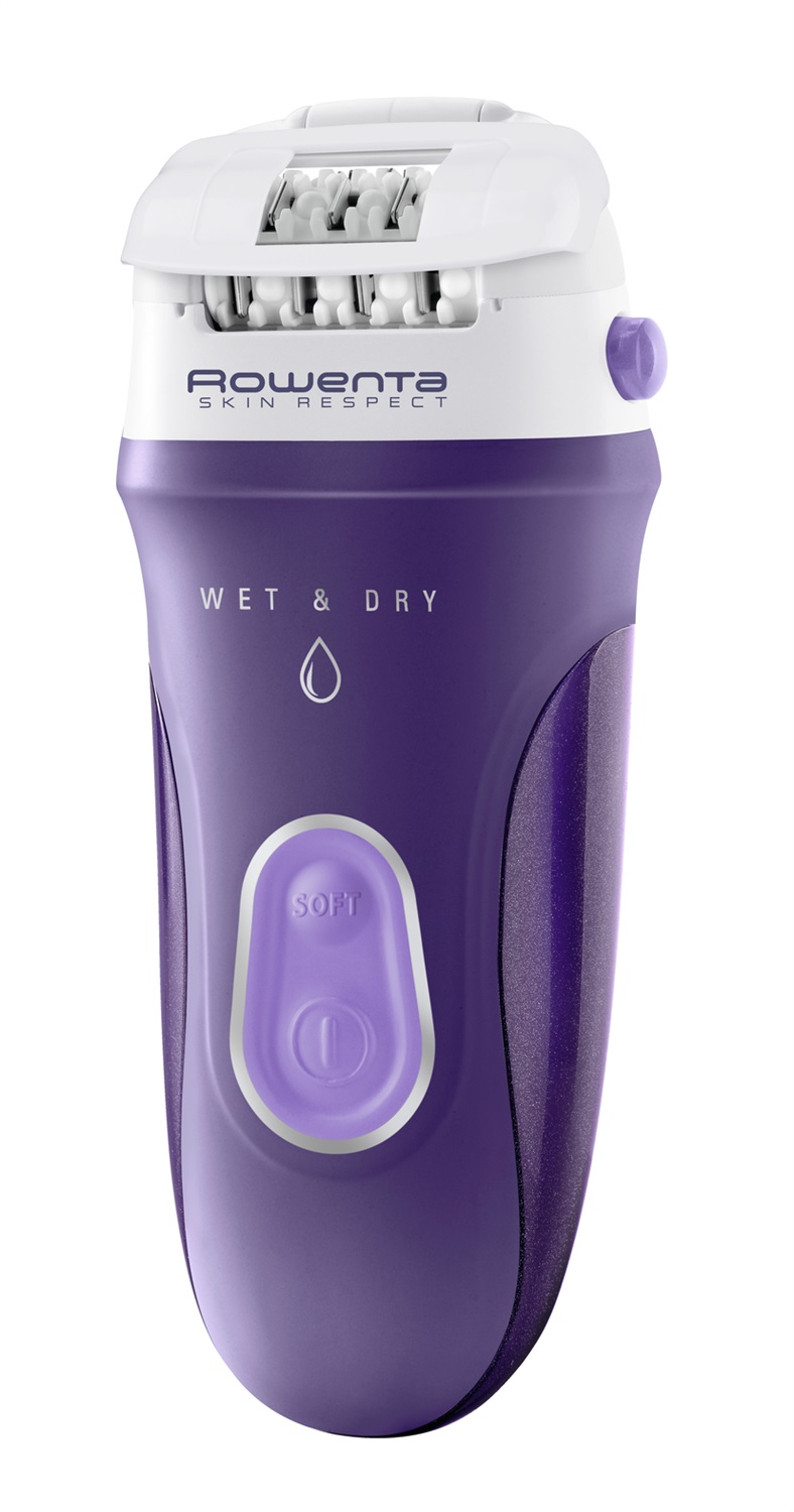 Rowenta EP8050 Skin Respect Epilatore Elettrico per Donna Wet&Dry con 5 Accessori, 24 Pinzette e Testina Amovibile