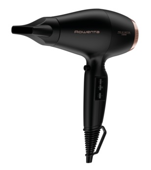 Rowenta Compact Pro CV6930F0 Asciugacapelli Professionale 2200 W Nero e Rame - Motore AC Compatto