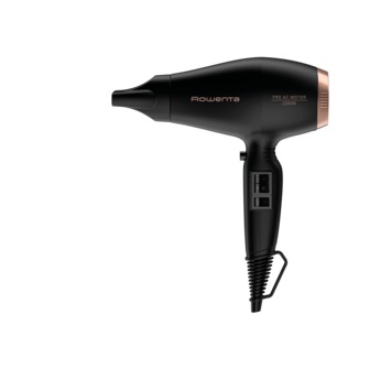 Rowenta Compact Pro CV6930F0 Asciugacapelli Professionale 2200 W Nero e Rame - Motore AC Compatto