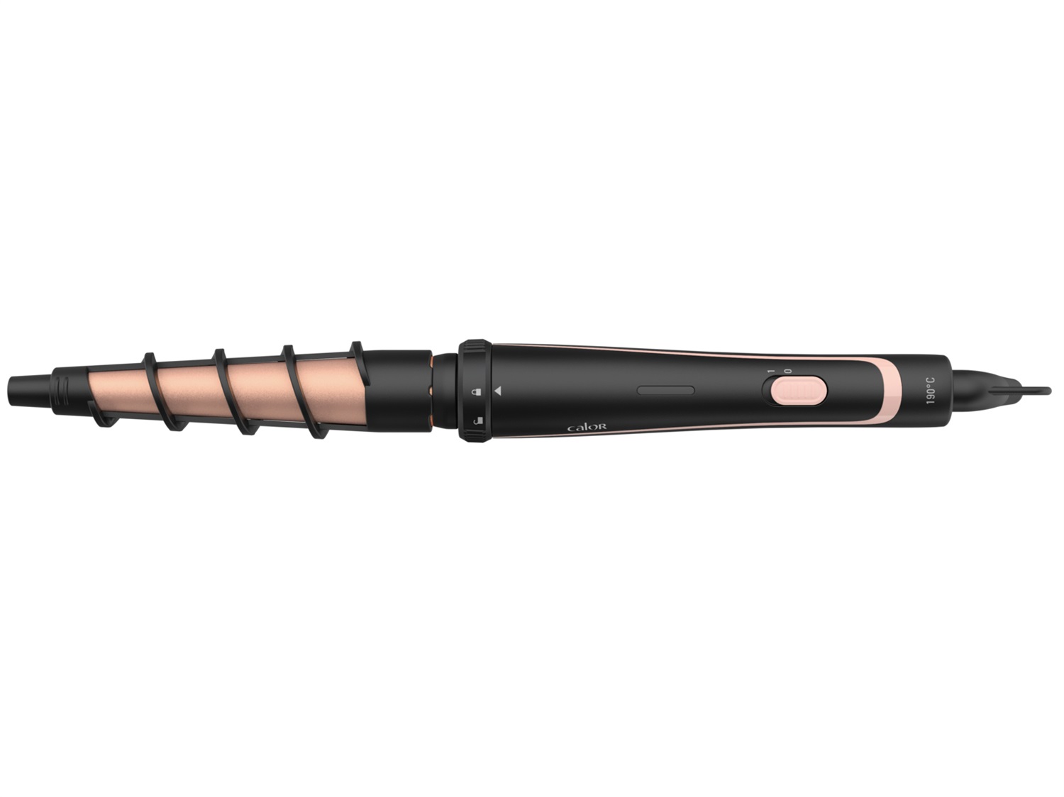 Rowenta CF4230 Multistyler Caldo Nero e Rosa - 190 °C, 14 Accessori Inclusi, Cavo da 1,8 m