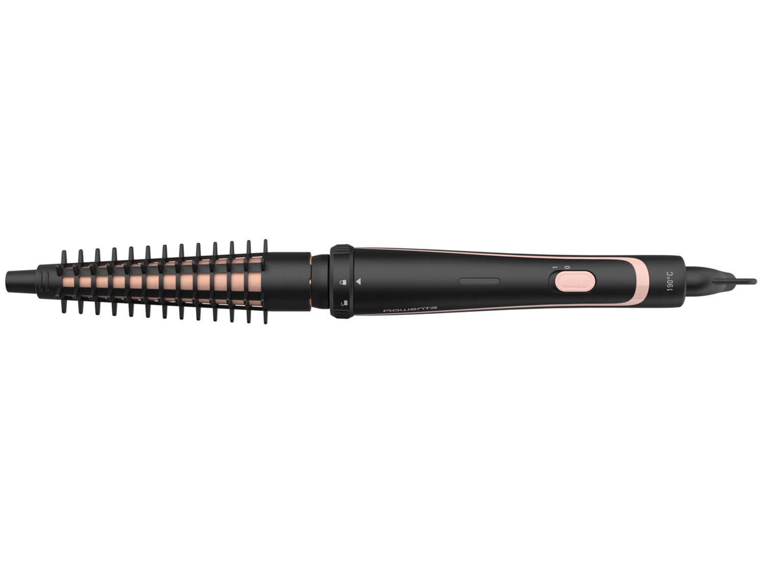 Rowenta CF4230 Multistyler Caldo Nero e Rosa - 190 °C, 14 Accessori Inclusi, Cavo da 1,8 m