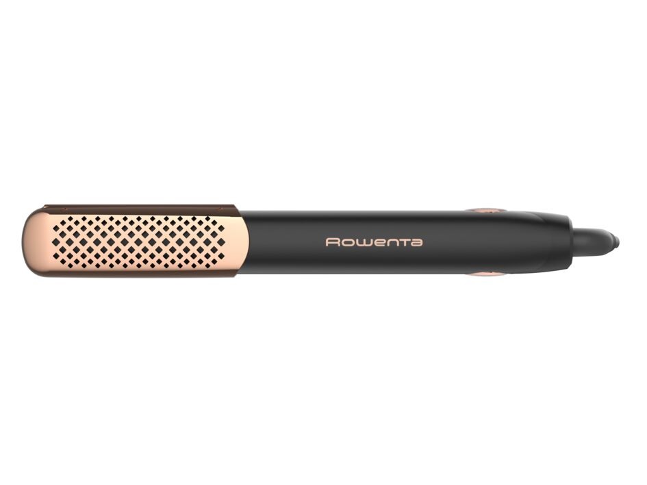 Rowenta SF8230 Ultimate Experience Piastra per Capelli con Pettine Integrato, Tecnologia Thermo Control, Piastre Flottanti 3D, Funzione Arricciacapelli, Riscaldamento Rapido, 5 Temperature, Colore Nero e Rame