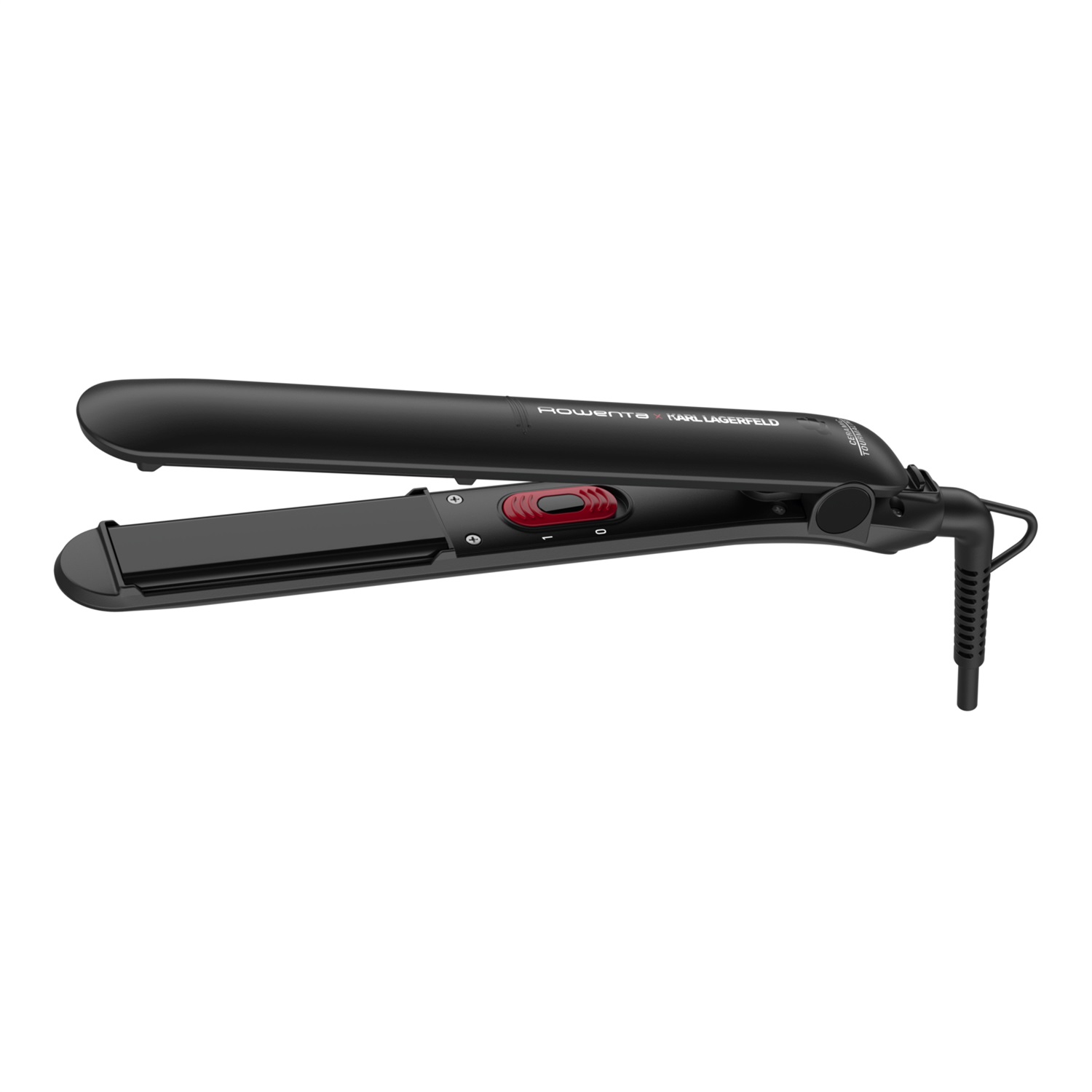 Rowenta x KARL LAGERFELD Easyliss SF161L - Piastra per capelli Ceramica di Tormalina con Funzione Straight & Curl e Cavo da 1,8 m