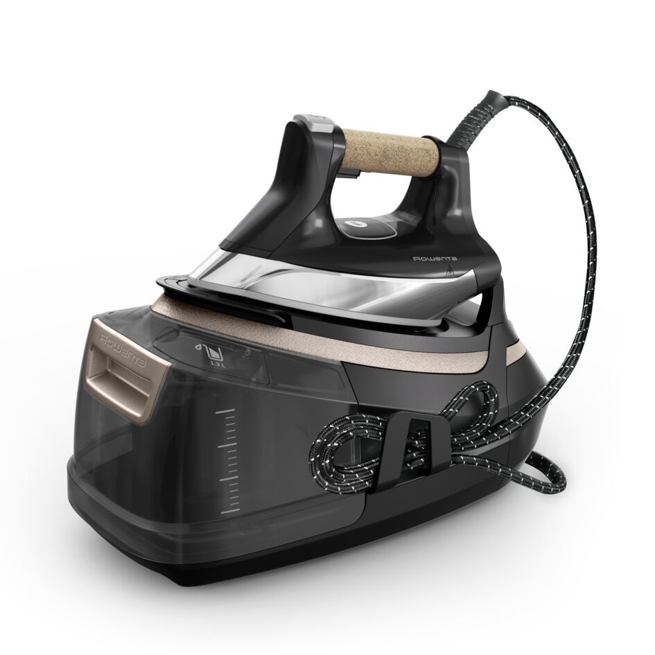 Rowenta Eco Steam Pro Ferro a Caldaia 2800 W, 1,3 L, Piastra Microsteam 400 HD 3De Laser, 8 bar, Colpo di Vapore fino a 600 g/min, Design Ecologico
