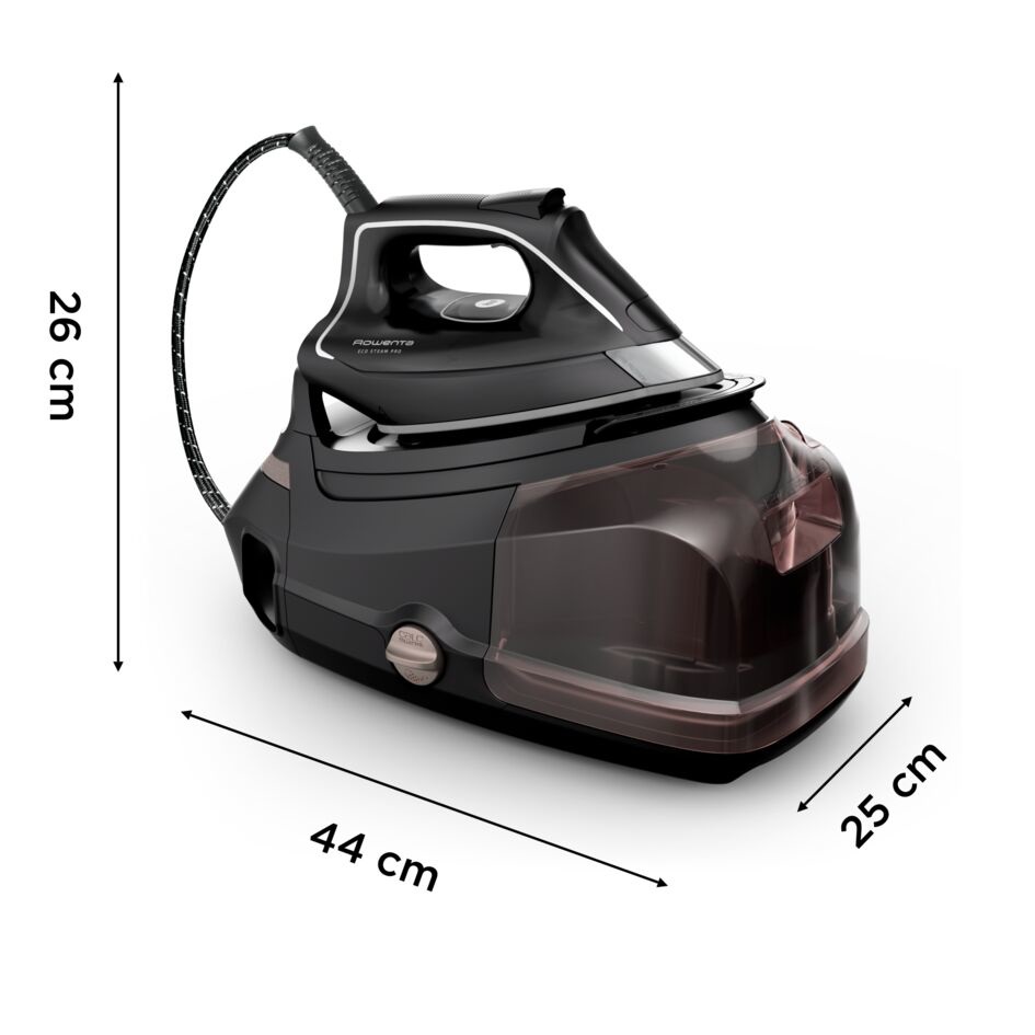 Rowenta Eco Steam Pro Ferro a Caldaia 2800 W, 1,3 L, Piastra Microsteam 400 HD 3De Laser, 8 bar, Colpo di Vapore fino a 600 g/min, Design Ecologico