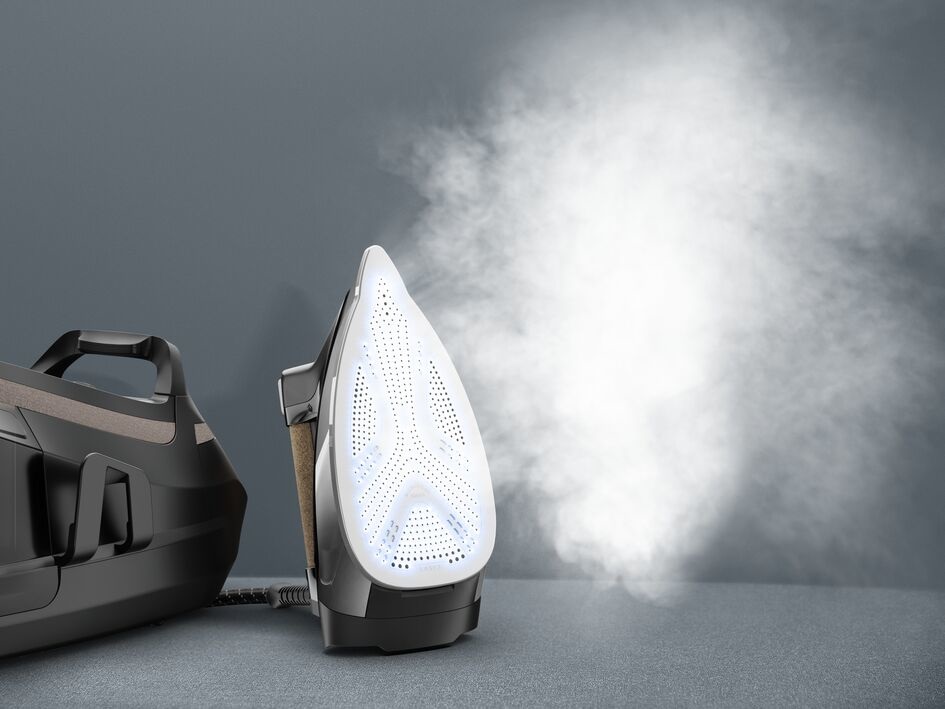 Rowenta Eco Steam Pro Ferro a Caldaia 2800 W, 1,3 L, Piastra Microsteam 400 HD 3De Laser, 8 bar, Colpo di Vapore fino a 600 g/min, Design Ecologico