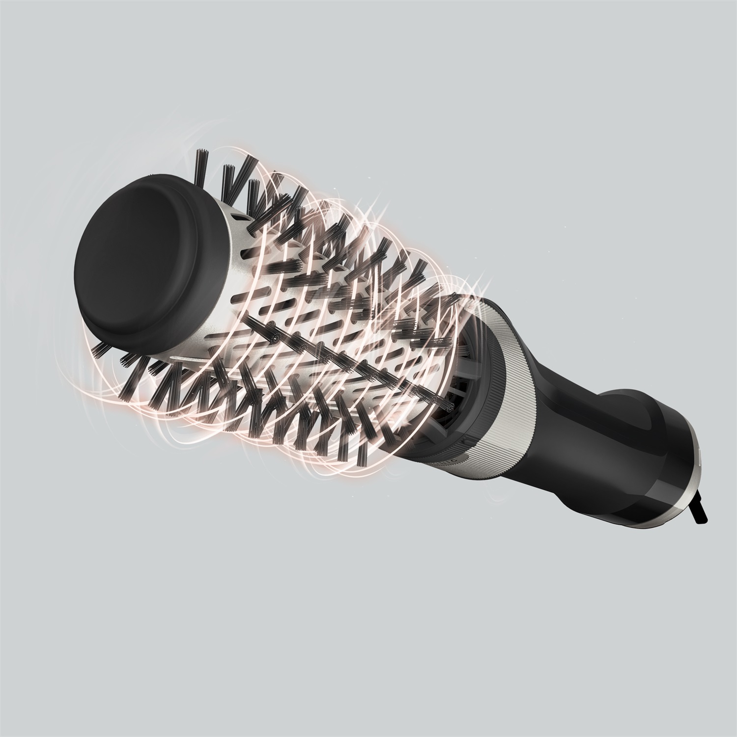 Rowenta Brush Activ UB9530F0 Spazzola ad Aria Calda Rotante 1000 W con Design Ergonomico, 2 Spazzole Rotanti in Ceramica, Concentratore e Custodia