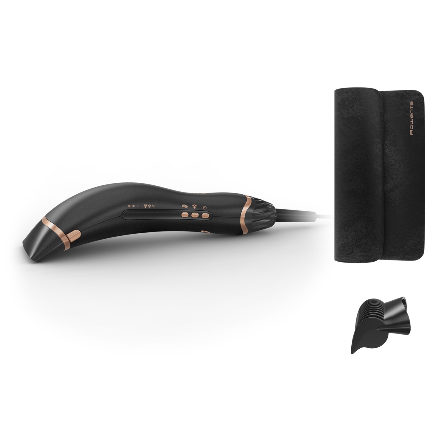 Rowenta Ultimate Experience Air Motion CF8C20E0 - Asciugacapelli Ergonomico e Leggero con Pettine Lisciante Effetto Coanda e Motore ad Alta Velocità