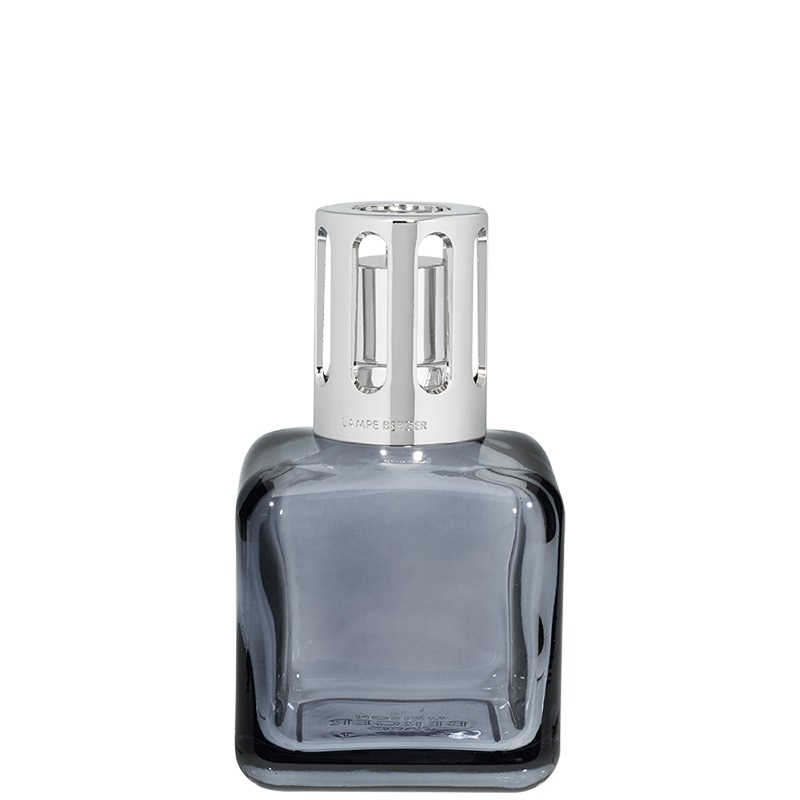 Maison Berger Paris Lampe Berger Glacon Grigio - Lampada Catalitica Cubica 250 ml con Flacone di Fragranza