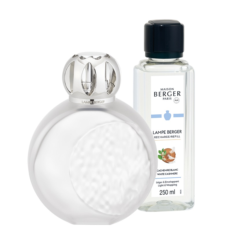 Maison Berger Paris Lampada Catalitica Astral Givrée con Fragranza White Cashmere - Flacone da 250 ml