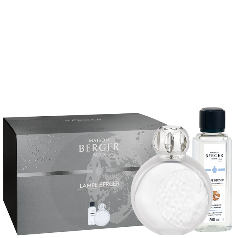 Maison Berger Paris Lampada Catalitica Astral Givrée con Fragranza White Cashmere - Flacone da 250 ml