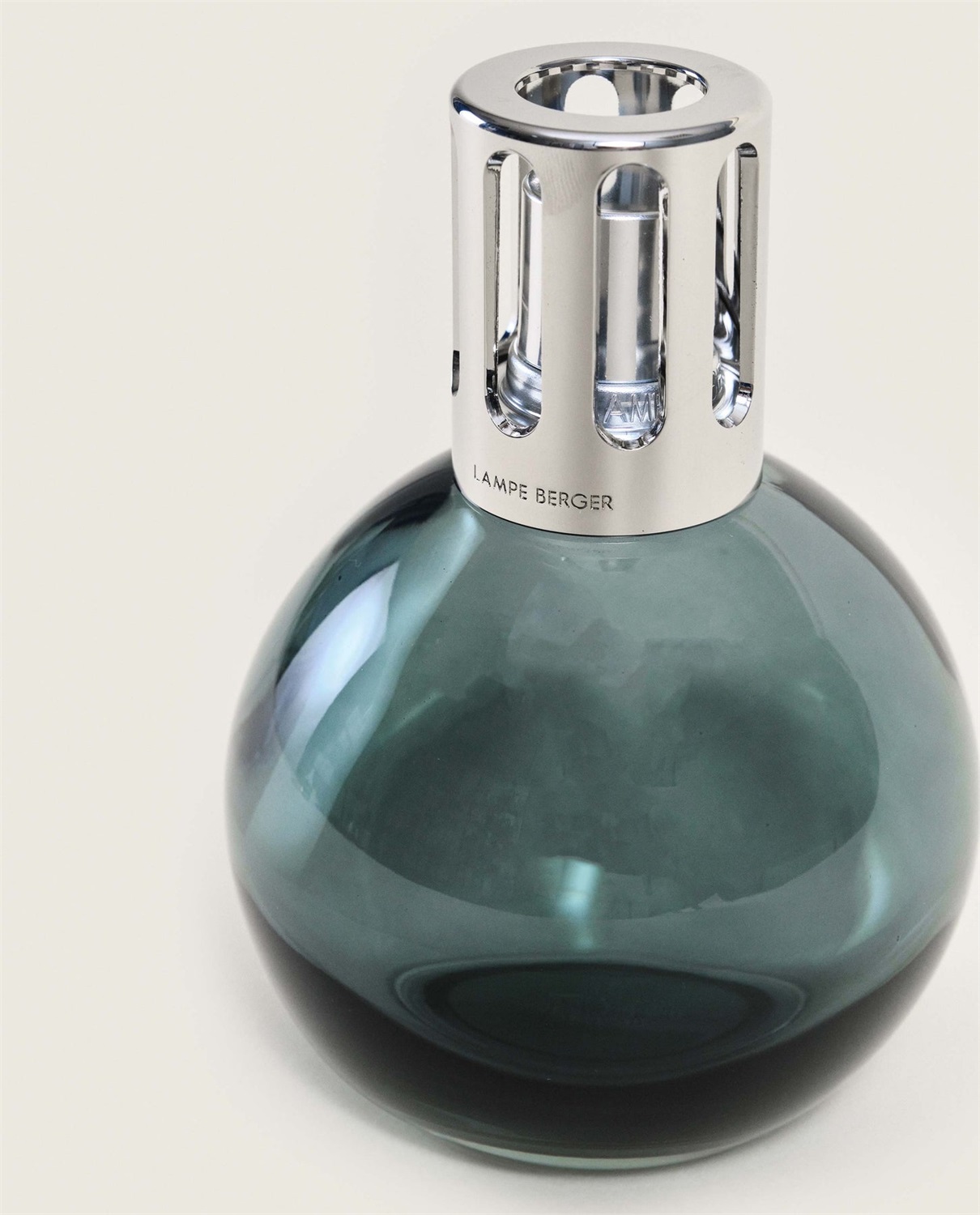 MAISON BERGER Paris Lampada Catalitica Boule Smoke in Vetro Grigio Fumo - Purificazione dell'Aria con Eleganza