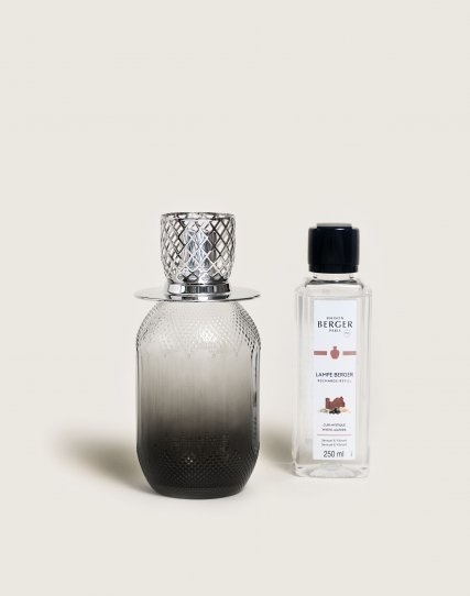 MAISON BERGER Lampada Catalitica Evanescence Grigia 250 ml Cuir Mystique - Purifica e Profuma l'Aria