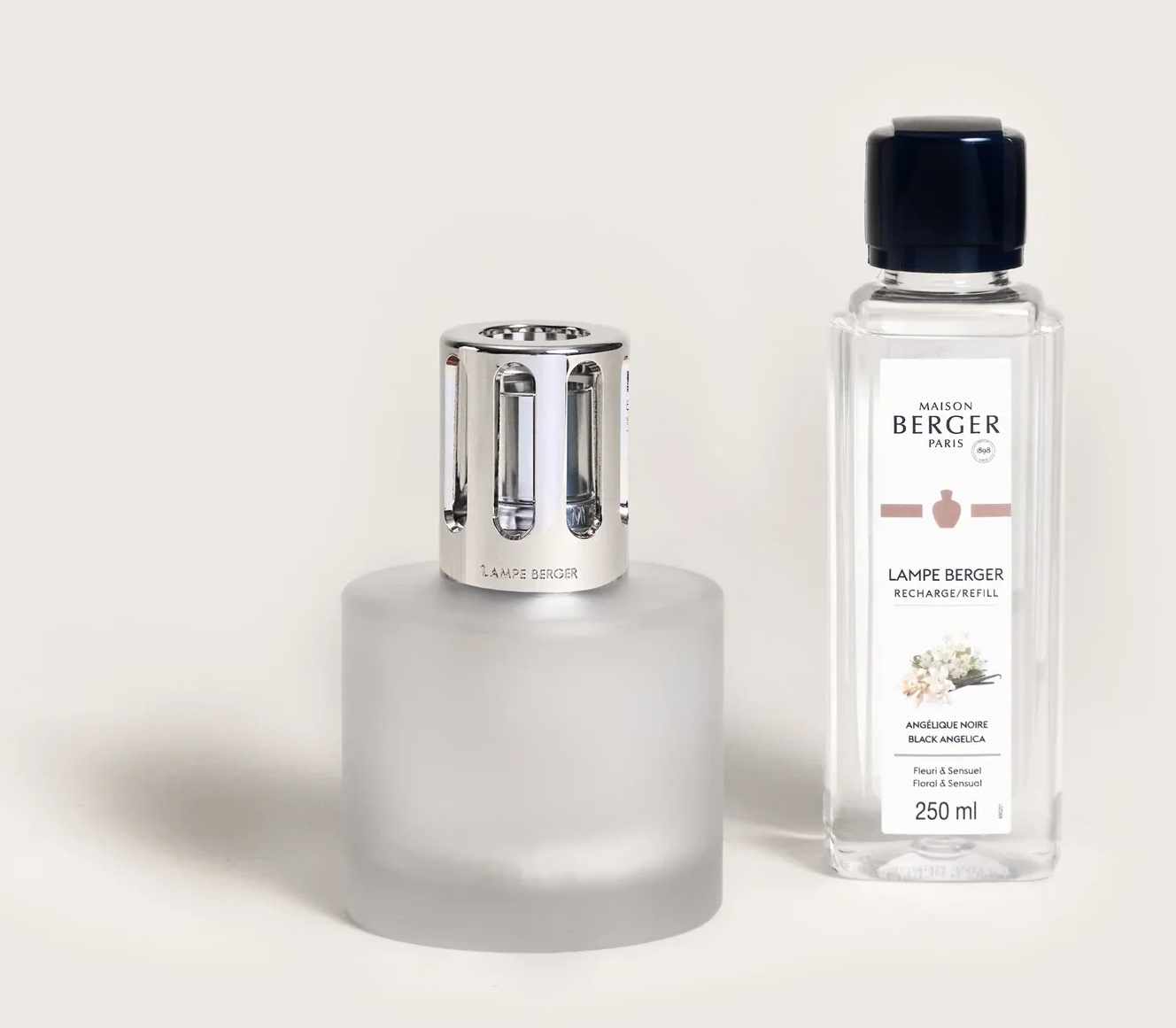 Maison Berger Paris Lampada Catalitica Illusion Trasparente con Fragranza Angélique Noire 250 ml