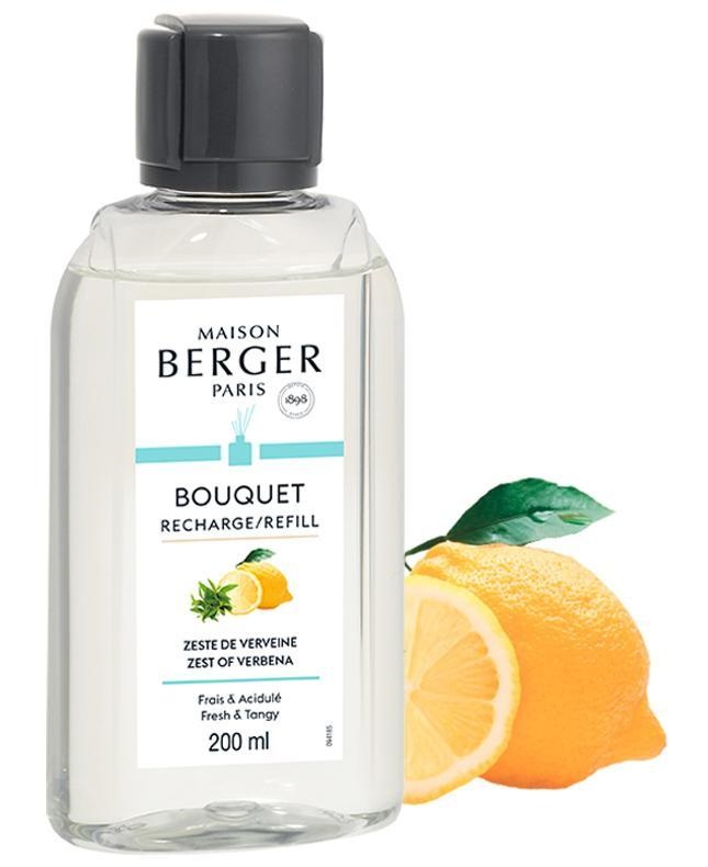 Maison Berger Paris Ricarica per Diffusore Zeste de Verveine 200ml - Profumo senza Coloranti