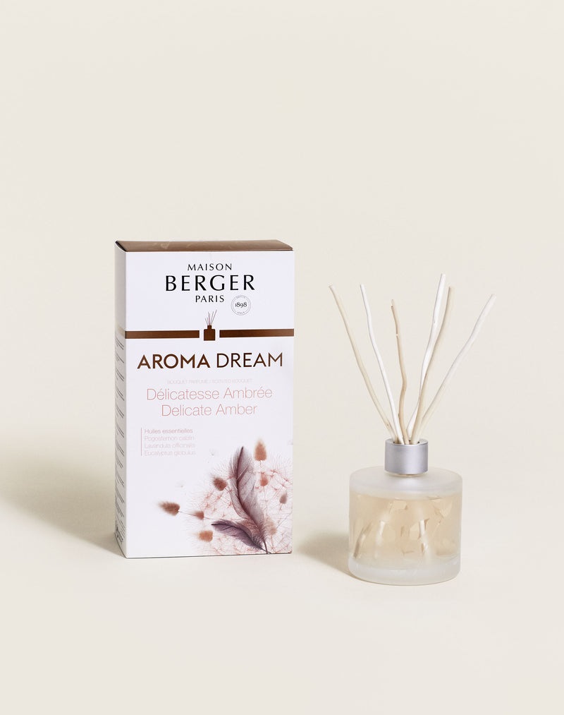 Maison Berger Paris Bouquet Profumato Aroma Dream 180 ml - Diffusore a Bastoncini in Vetro con Fragranza Rilassante