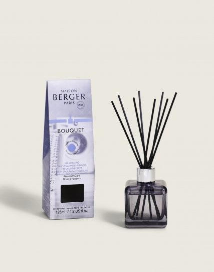 Maison Berger Paris Bouquet Profumato Anti-Odori con Bastoncini 125 ml - Fragranza Floreale e Talcata