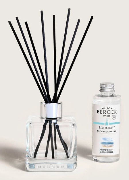 Maison Berger Paris Bouquet Diffusore Vent d'Océan 2 pz - Design Moderno con Bastoncini in Polimero