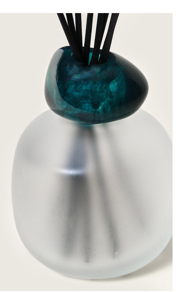 Maison Berger Paris Diffusore di Aromi Bouquet Mineral Givré 200ml con Fragranza Bleu Séduction - Grigio-Verde