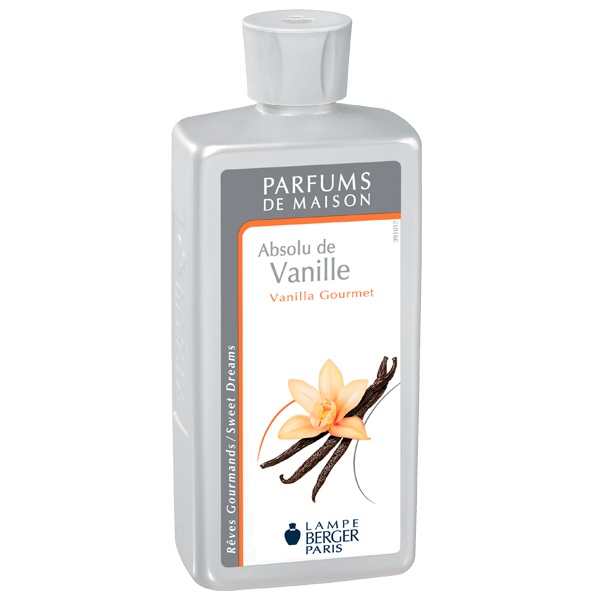 Maison Berger 115017 Ricarica Fragranza Vanilla Gourmet 500 ml - Liquido Argento, 80 ore di profumo
