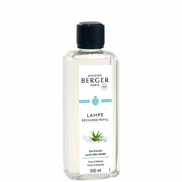 Maison Berger Paris Ricarica per Lampada Catalitica Eau d'Aloe 500ml - Fragranza Fresca e Leggera