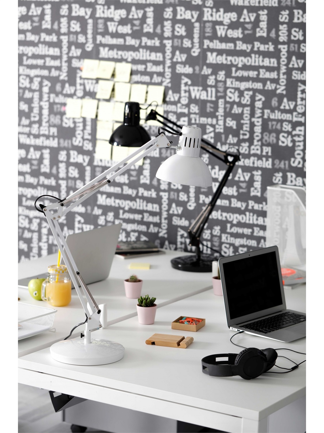 Alba Lampada da Tavolo Architect Nero - Acciaio Verniciato, 42x39 cm, Base Ø 20 cm, Attacco E27