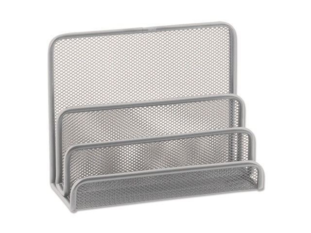 ALBA Sparticarte MESH in Rete Metallica Argento - Dimensioni 18x9,5x14,2 cm