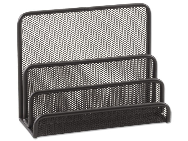 ALBA Sparticarte Mesh in Rete Metallica Nero - Dimensioni 18x9,5x14,2 cm