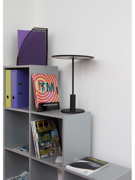 ALBA Portariviste Mesh in Rete Metallica Nero - 26 x 8 x 33,5 cm