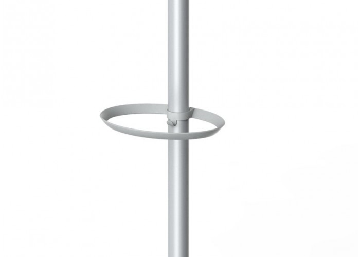 Alba Appendiabiti da Terra con Portaombrelli - 5 Posti - Grigio/Bianco - Dimensioni: 35 x 175 cm