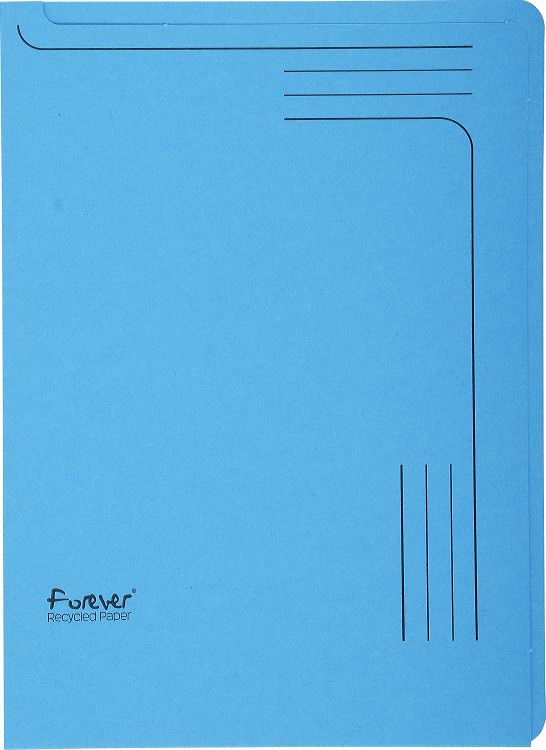 Exacompta Iderama Cartelline Elasticate A4 Multicolore - Confezione da 5, 290gsm, 100% Riciclato