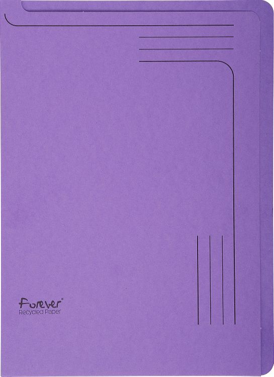 Exacompta Iderama Cartelline Elasticate A4 Multicolore - Confezione da 5, 290gsm, 100% Riciclato