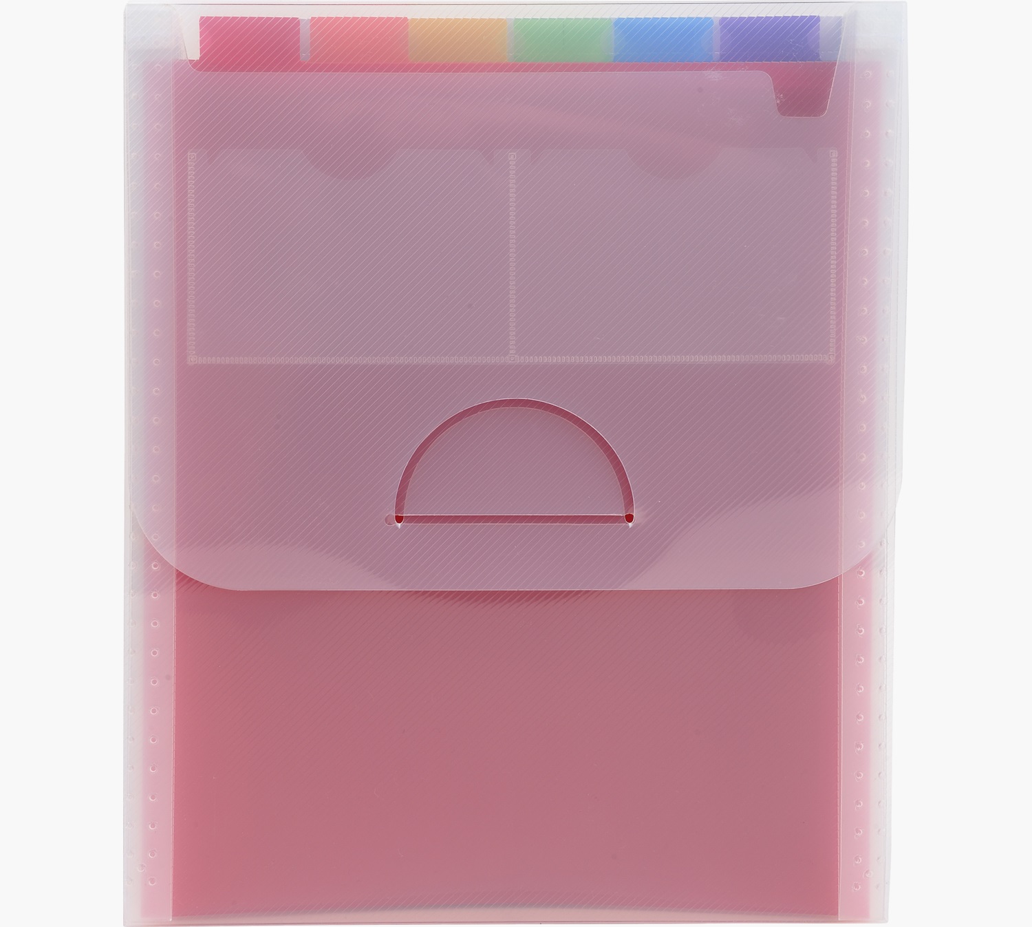 Exacompta Classificatore Valigetta Verticale Cristallo - 25,5 x 30,5 cm - 6 Tasche - Polipropilene (PP)