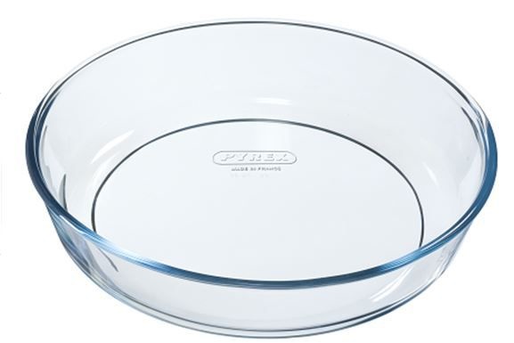Pyrex Bake & Enjoy Tortiera Rotonda in Vetro Borosilicato Ø26 cm - Multifunzione, Resistente ai Graffi, Compatibile con Forno e Microonde