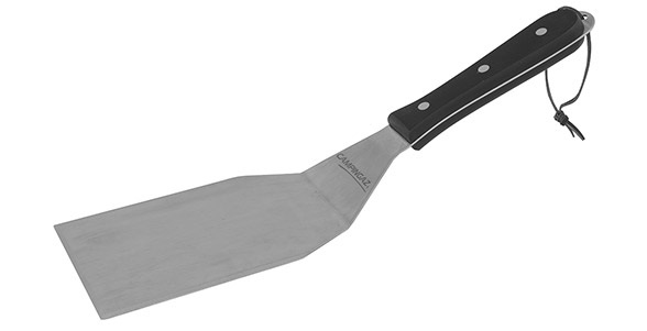 Campingaz Spatola per Plancha in Acciaio Inossidabile - Lavabile in Lavastoviglie, Impugnatura Comoda, 100 mm x 350 mm