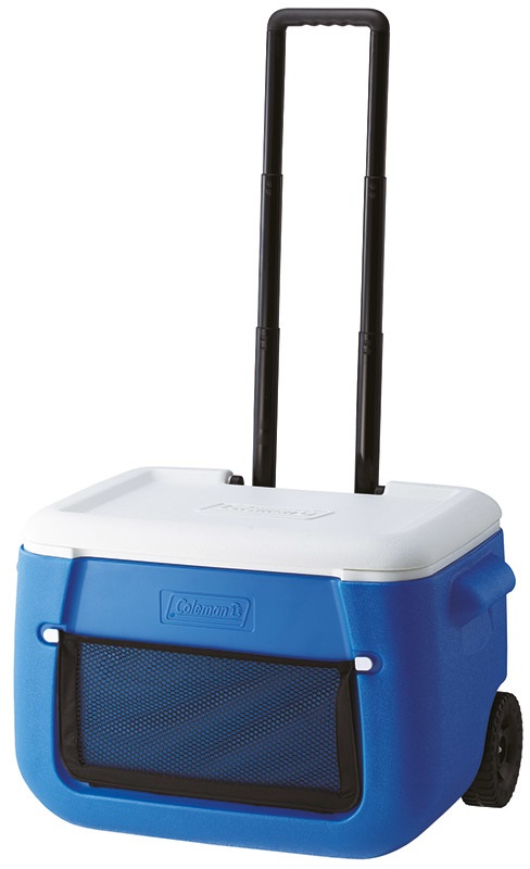 Coleman 50 QT Poly-lite Ghiacciaia Portatile con Rotelle, 47 Litri, Ottimo Isolamento per Bevande