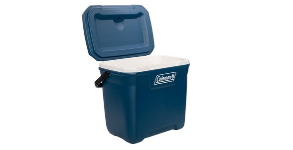 Coleman Ghiacciaia Xtreme 28QT - Capacità 26L, Isolamento in Poliuretano, Blu
