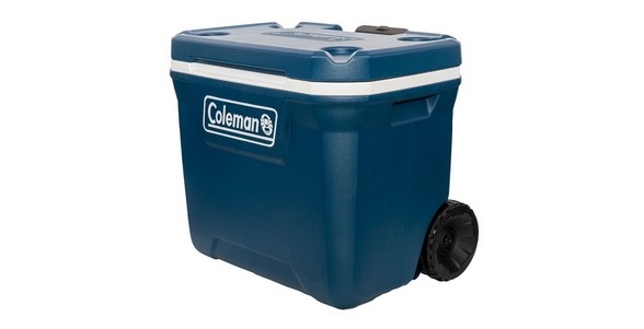 Coleman Ghiacciaia Xtreme 50QT Portatile Rigido con Ruote e Manico Telescopico - Capacità 47L, Isolamento in Schiuma Poliuretanica, Raffredda Fino a 4 Giorni