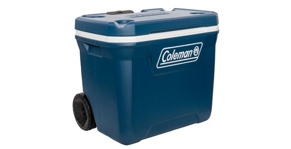 Coleman Ghiacciaia Xtreme 50QT Portatile Rigido con Ruote e Manico Telescopico - Capacità 47L, Isolamento in Schiuma Poliuretanica, Raffredda Fino a 4 Giorni