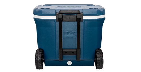 Coleman Ghiacciaia Xtreme 50QT Portatile Rigido con Ruote e Manico Telescopico - Capacità 47L, Isolamento in Schiuma Poliuretanica, Raffredda Fino a 4 Giorni