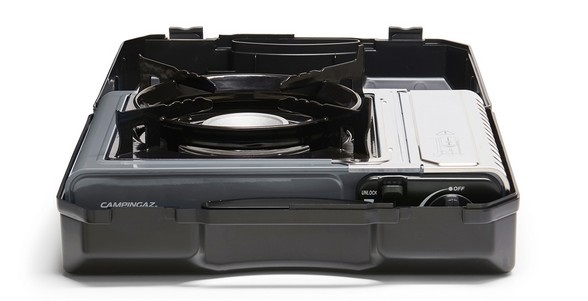 Campingaz Camp Bistro 3 Fornello a Gas Compatto e Leggero con Potenza 2200 Watt e Valigetta per Trasporto