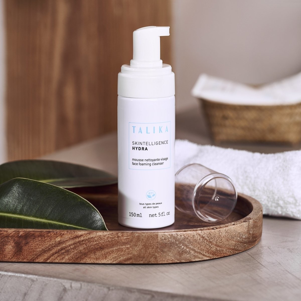 Talika Skintelligence Hydra Face Foaming Cleanser 150 ml - Detergente schiumoso idratante per una pulizia profonda