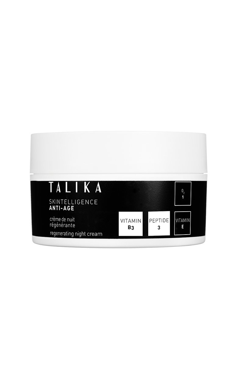 Talika Skintelligence Anti-Age Regenerating Night Cream 50 ml - Crema da Notte per Viso e Collo